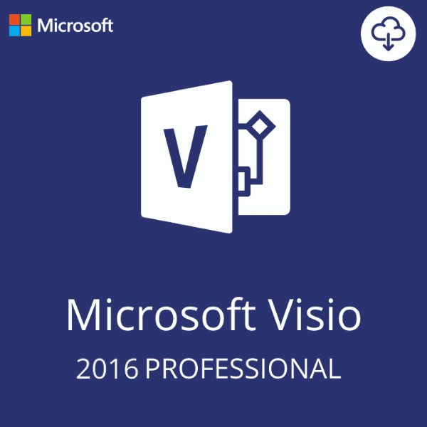 High-Quality Image of Microsoft Visio 2016 Professional Lifetime Activation Key