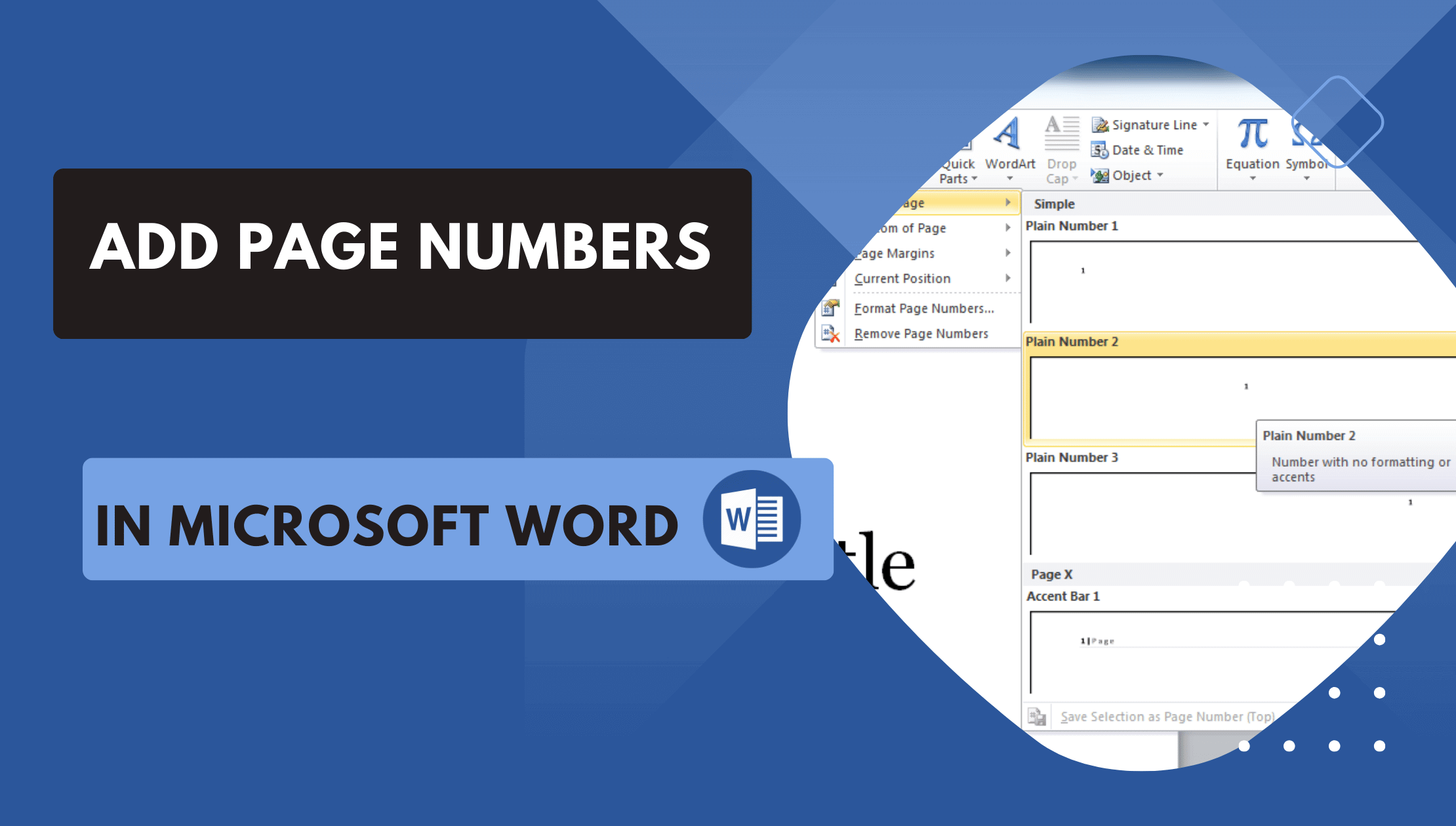 A Step by Step Guide to Add Page Numbers in Microsoft Word