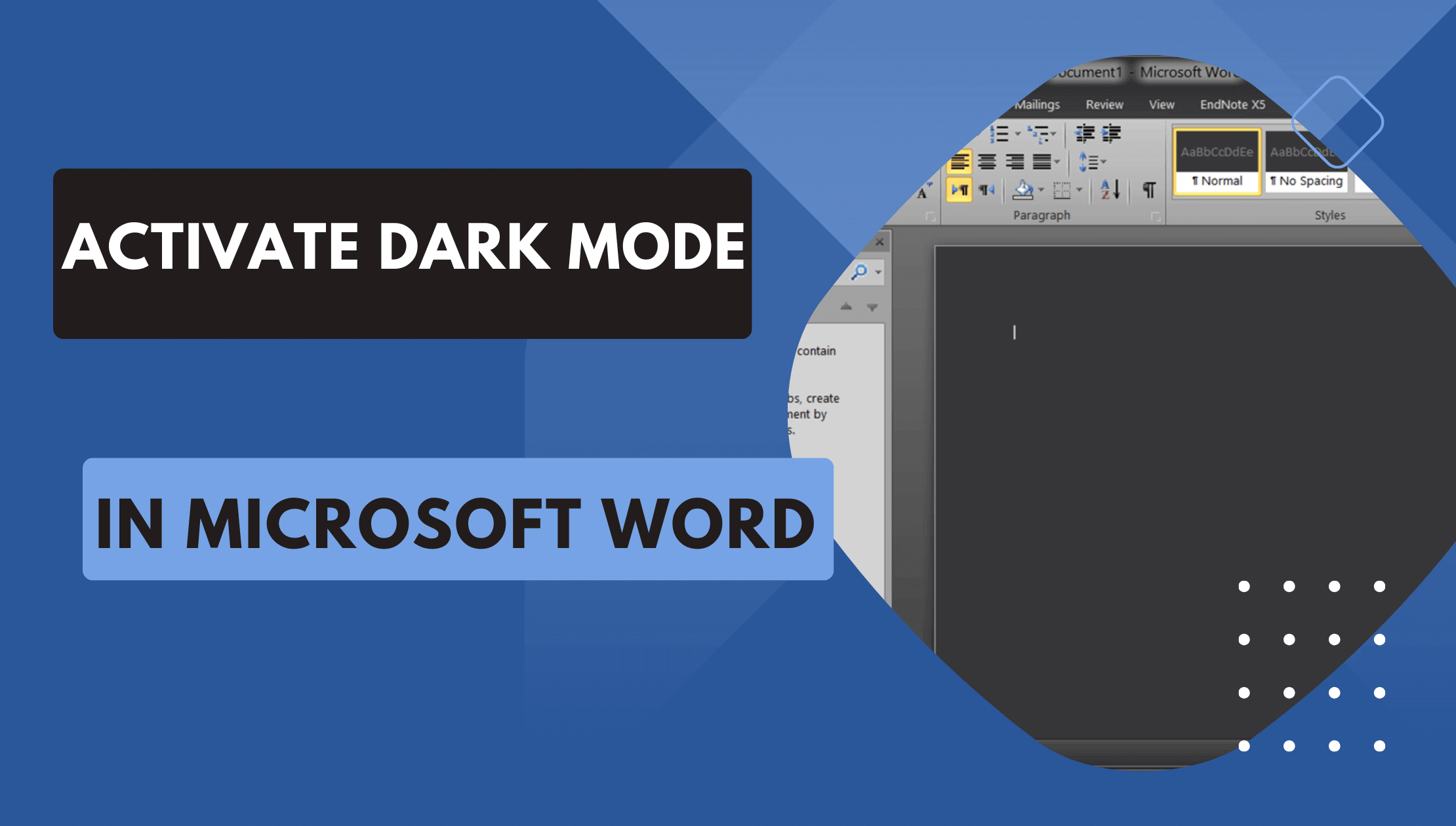 Simple Steps to Activate Dark Mode in Microsoft Word for a Sleek Workspace